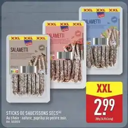 ALDI Sticks de saucissons secs offre