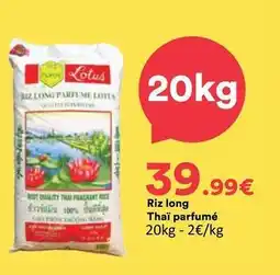 Hmarket Lotus - riz long thai parfumé offre