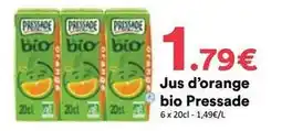 Hmarket Pressade - jus d'orange bio offre