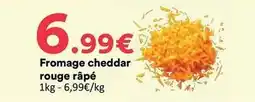 Hmarket Fromage cheddar rouge râpé offre