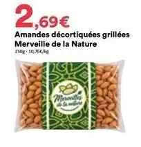 Hmarket Amandes décortiquées grillées offre