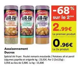 Hmarket Ducros - assaisonnement offre