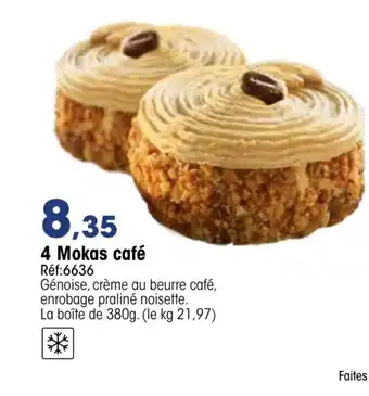 Croque Gel 4 Mokas Café offre