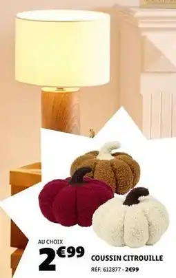 GiFi Coussin citrouille offre