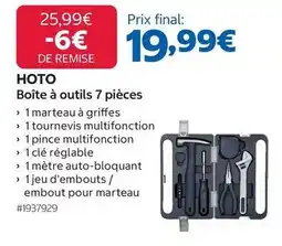 Costco Boîte à outils 7 pièces offre