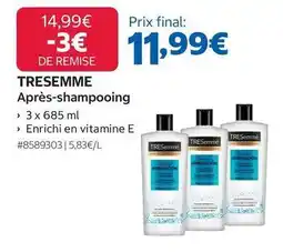 Costco Apres-shampooing offre