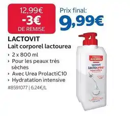 Costco Lait corporel lactourea offre
