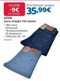 Costco Levis - jeans straight offre