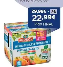 Costco Andros - enfin la 1er gourde recyclable offre