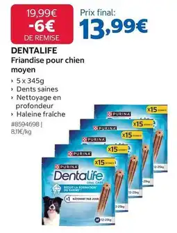Costco Dentalife - friandise pour chien moyen offre