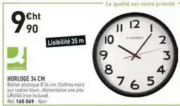 Hyperburo Horloge 34 cm offre