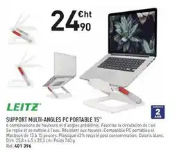 Hyperburo Leitz - support multi-angles pc portable 15 offre