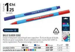 Hyperburo Schneider - bille slider edge offre