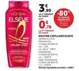 Maximarché L'oréal - routine capillaire elseve offre