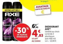 Maximarché Axe - deodorant offre