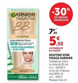 Maximarché Garnier - routine soin visage offre