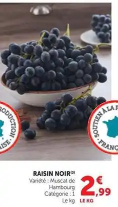 Maximarché Raisin noir offre
