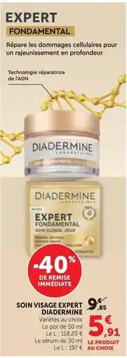 Maximarché Diadermine - soin visage expert offre