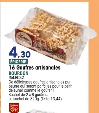 Croque Gel 16 Gaufres Artisanales offre