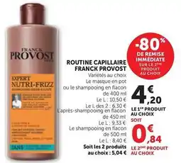 Maximarché Franck provost - routine capillaire offre