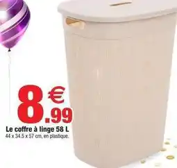 Bazarland Le coffre à linge 58 l offre