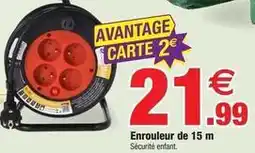 Bazarland Enrouleur de 15 m offre