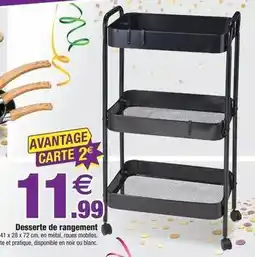 Bazarland Dessert de rangement offre