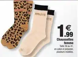 Bazarland Chaussettes femme offre