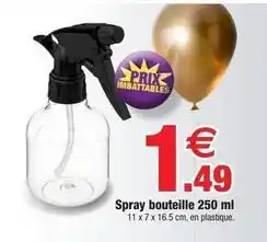 Bazarland Spray bouteille offre