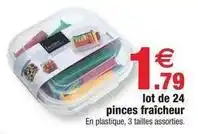 Bazarland Lot de 24 pinces fraîcheur offre