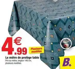 Bazarland Le mètre de protège table offre