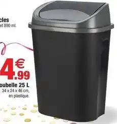 Bazarland Boubelle 25 l offre