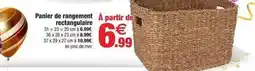 Bazarland Panier de rangement rectangulaire offre