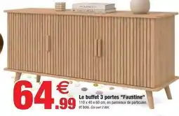 Bazarland Le buffet 3 portes faustine offre