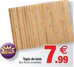 Bazarland Tapis de bain offre