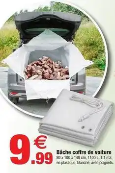 Bazarland Bache coffre de voiture offre