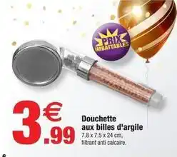 Bazarland Douchette aux billes d'argile offre