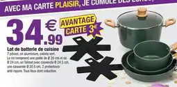 Bazarland Tous - lot de batterie de cuisine offre