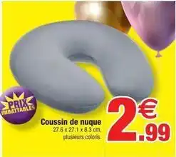 Bazarland Coussin de nuque offre