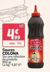 Promocash Colona - sauces offre