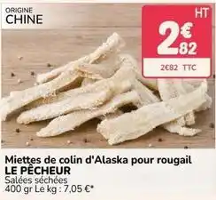 Promocash Miettes de colin d'alaska pour rougail offre