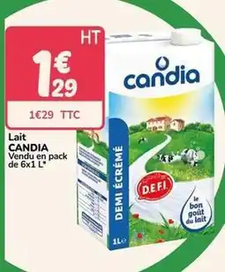 Promocash Candia - lait offre