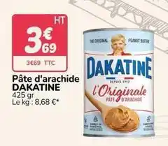Promocash Pâte d'arachide offre