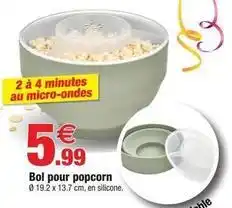 Bazarland Bol pour popcorn offre