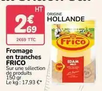 Promocash Fromage en tranches offre