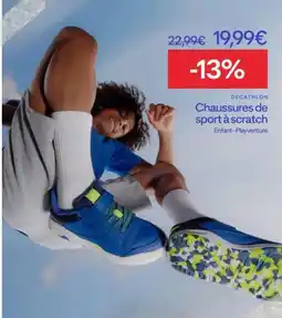 Decathlon Decathlon - chaussures de sport à scratch offre