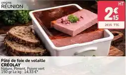 Promocash Pâté de foie de volaille offre