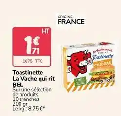 Promocash Bel - toastinette la vache qui rit offre
