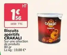 Promocash Biscuits apéritifs offre