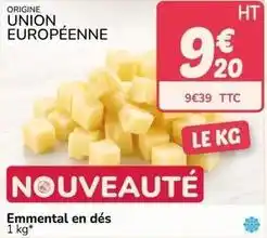 Promocash Emmental en dés offre
